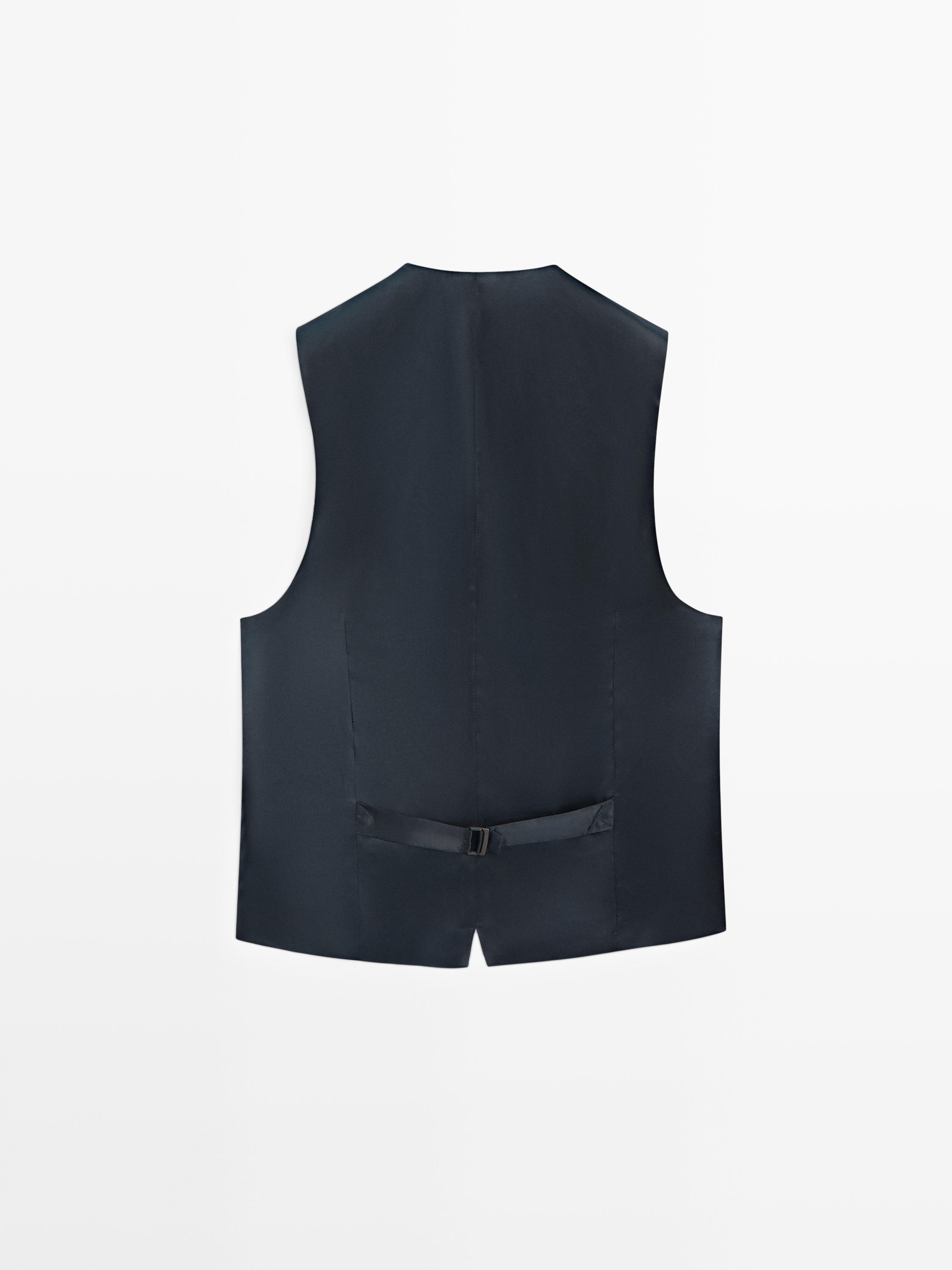 Gilet de costume en laine froide